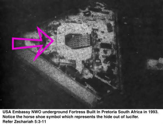 American New World Order Antichrist King Solomon 18th (6+6+6) floor under the ground Embassy well connived in Pretoria South Africa from January 1993 known as The Year of the Yod 