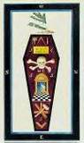 Notice Master Mason of the Universe George Washington Skull and Bones death and resurrection coffin displays the numbers in a inverted pyramid shape of 555 plus his resurrection number of 111 equals unto 666